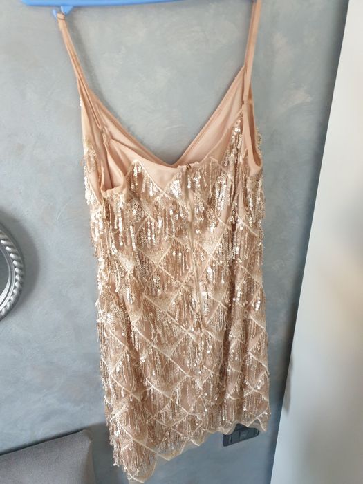 Rochie paiete aurii