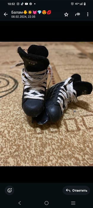 Коньки, 34 размер, бауер
