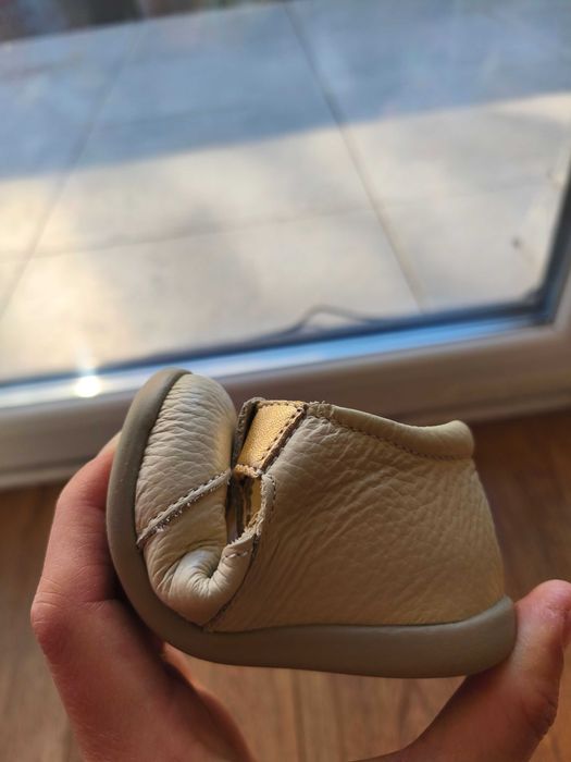 Pantofi barefoot fetiță din piele naturala Ariana Shose, mărimea 20