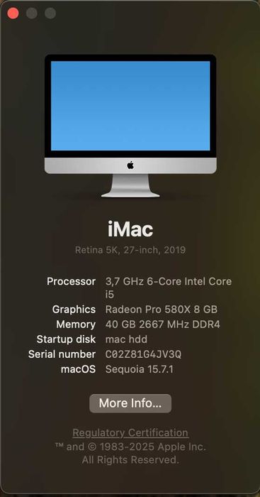 iMac (Retina 5K, 27 inchi)
