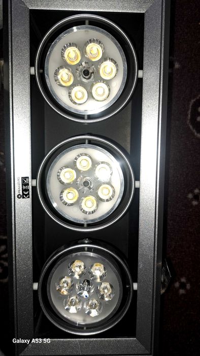 Lampa 3 x led reglabile