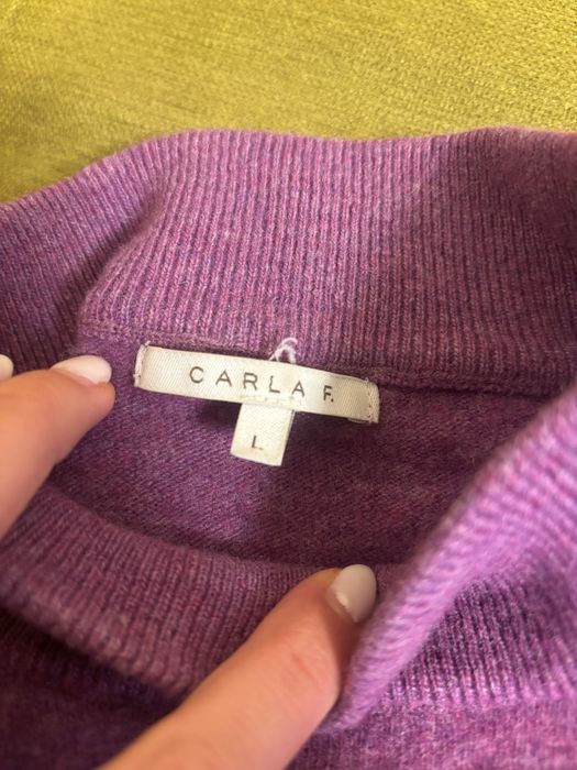 Лилав комплект от плетиво s размер