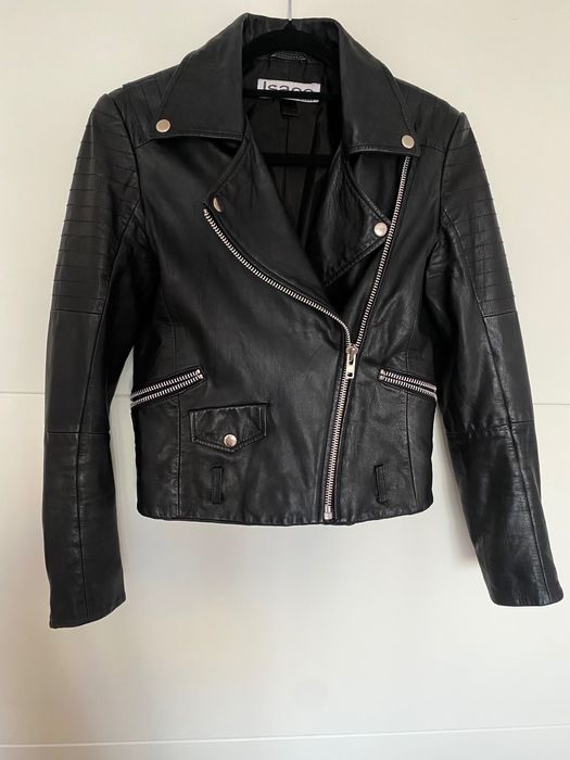 Черно кожено яке - естествена кожа