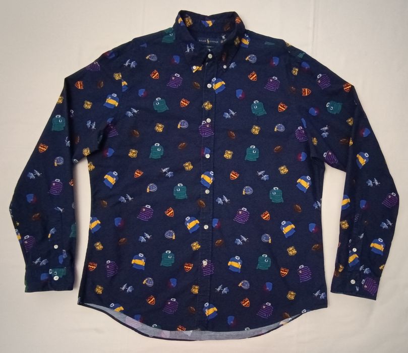 POLO Ralph Lauren оригинална риза 2XL памучна дълъг ръкав