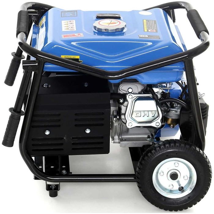 Generator de curent 3000W, roti si manere, 4 timpi, 230 V, 7 CP,