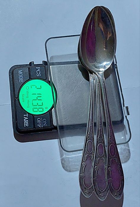 Чайные и кофейные ложки ссср Серебро 875 пр 916 пр По цене за 1 грамм