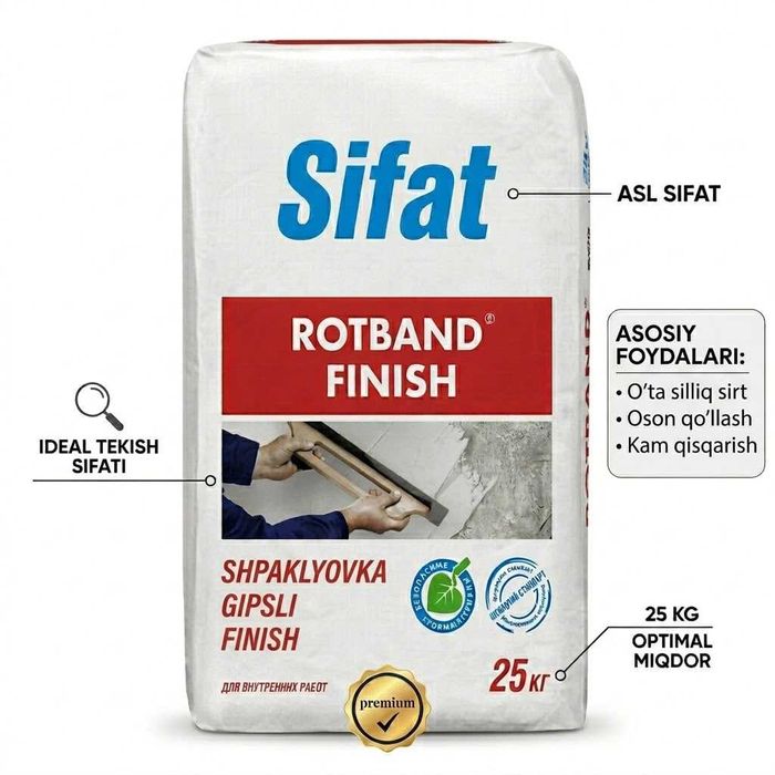 Sifatli Shpaklovkalar