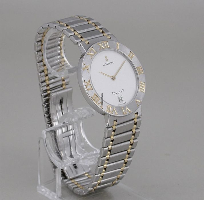Corum Romvlvs 31,5mm Steel/18k Gold Quarz