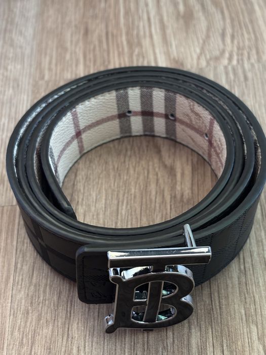 Men’s leather belt, double sided