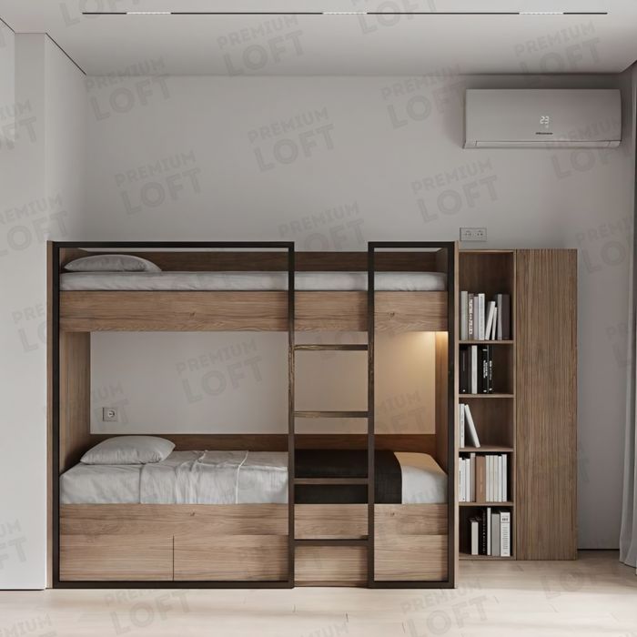 Кровать Двухъярусная, Современная, Kravat, ikki etajli, loft, matras