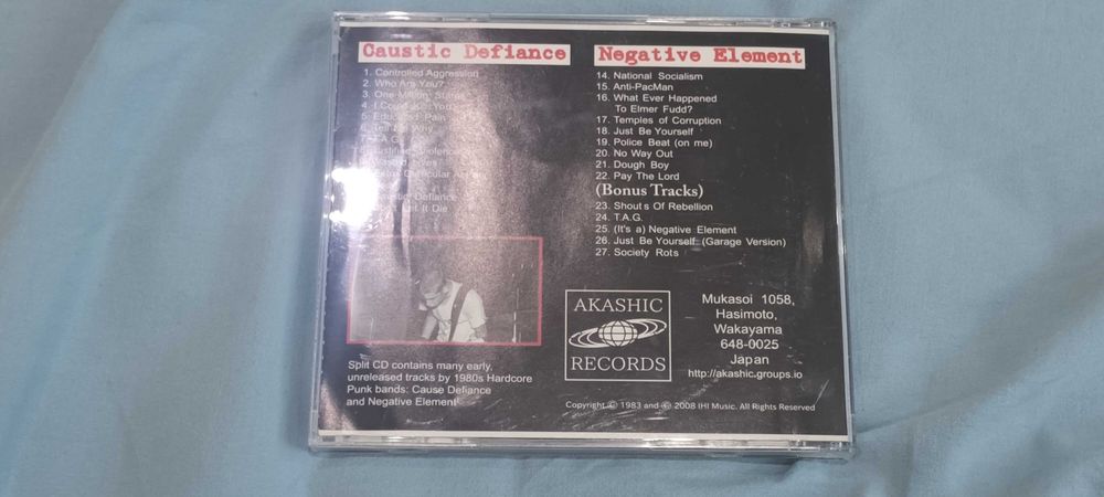 Аудио диск CD Limited Edition - Caustic Defiance / Negative Element