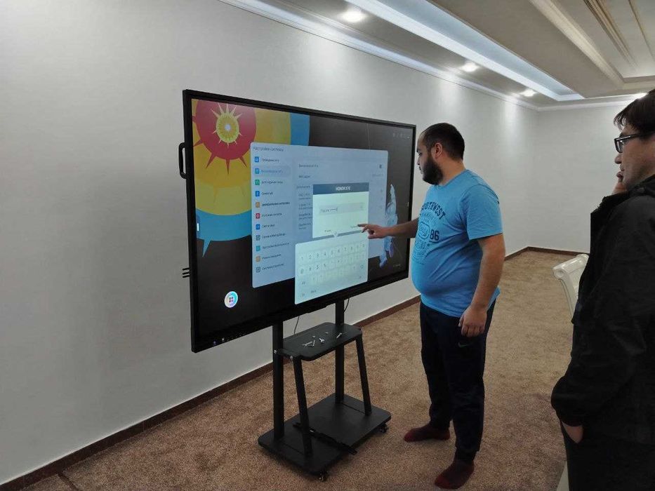 Интерактивная панель 85 сенсорный экран доставка начинается установка