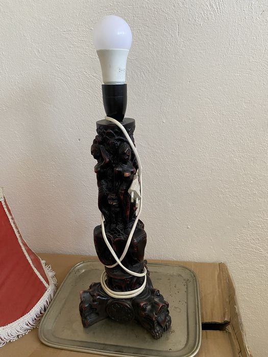 Veioza cu avajur textil (radina)