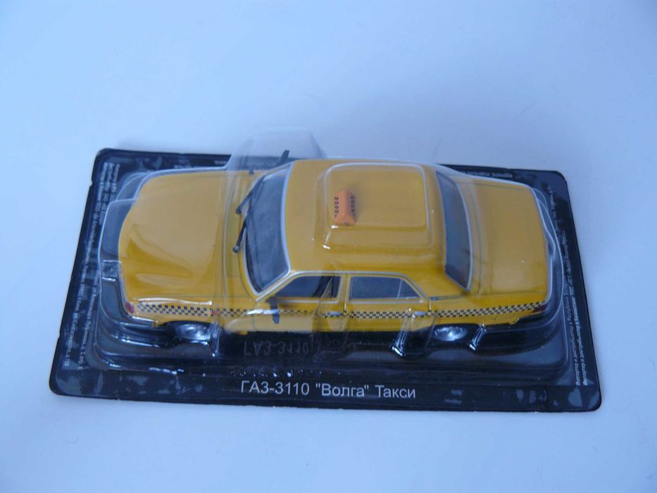 Macheta Auto De Colectie VOLGA GAZ3110 Taxi Scara 1/43 Noua DeAgostini