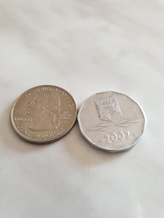 Monede vechi sfert dolar, 5000lei