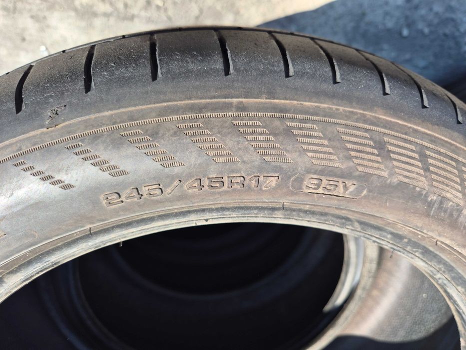 2 Anvelope de VARA - 245/45/17 - GoodYear - Stare F BUNA - DOT 2022