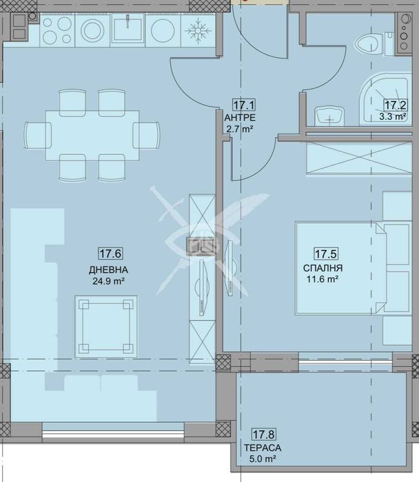 Продава се Тристаен апартамент в София, Малинова долина - 88 кв.м за 1915 €/кв.м - Снимка #8