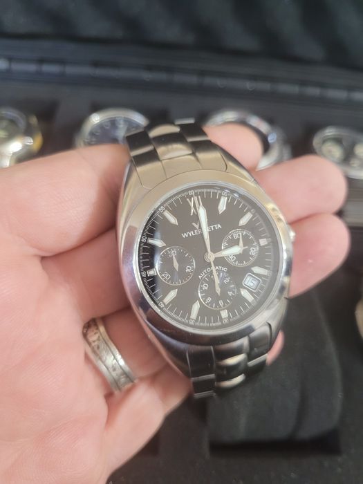 Wyler Vetta vW0118 limited edition automatic chronograph 39 rubine nou