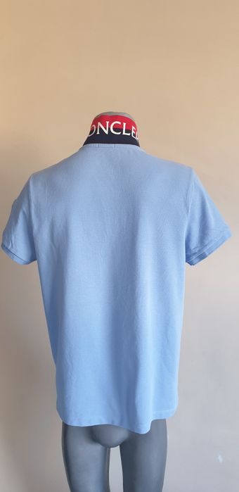 Moncler Pique Cotton Mens Size L ОРИГИНАЛ Мъжка Тениска!