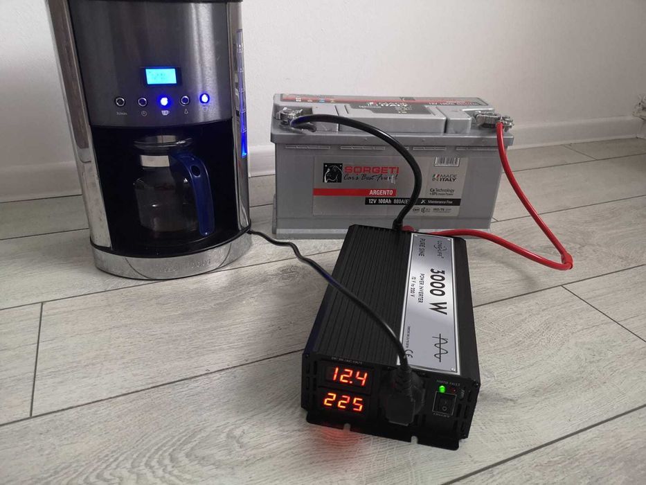 Invertor panouri solare 4000W 3000W 2000W 12 V-220 V SINUS PUR