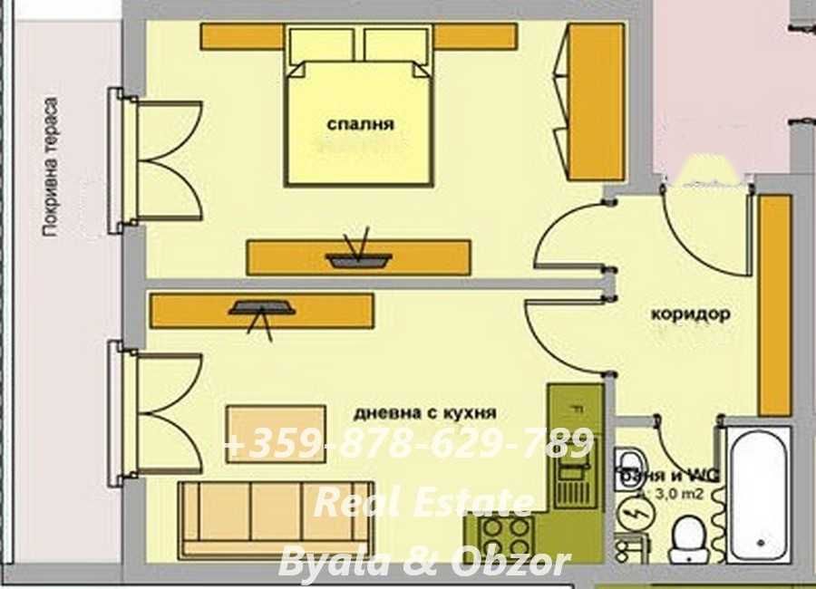 Продава се Двустаен апартамент в Бяла - 62 кв.м за 572 €/кв.м - Снимка #3