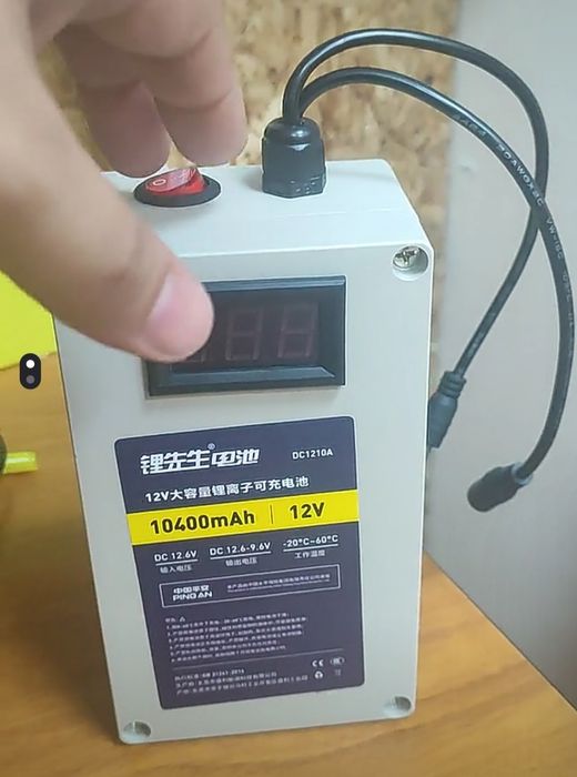 Аккумулятор 12V 10400mAh с дисплеем