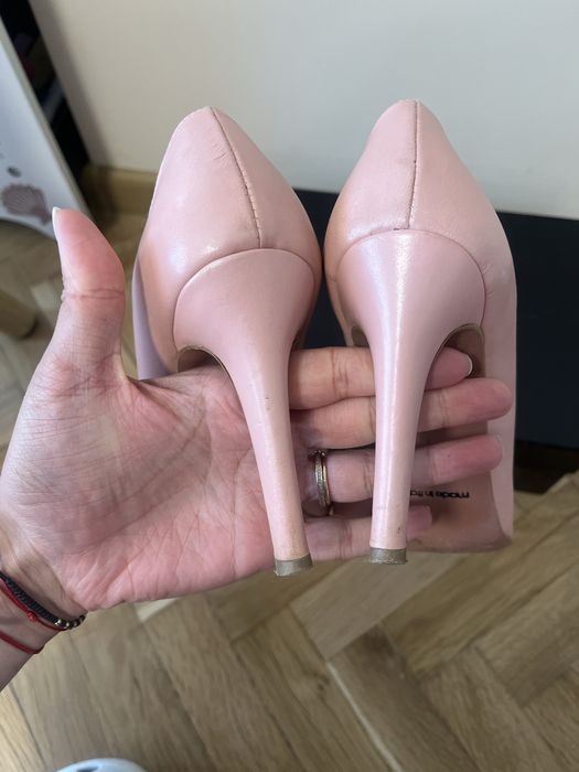 Дамски от обувки от естествена кожа с висок ток Zee Lane