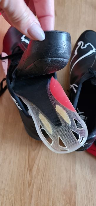 Puma бутонки кожа с карбон