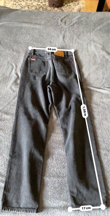 Blugi Diesel negri, slim-fit, cu măsurători exacte