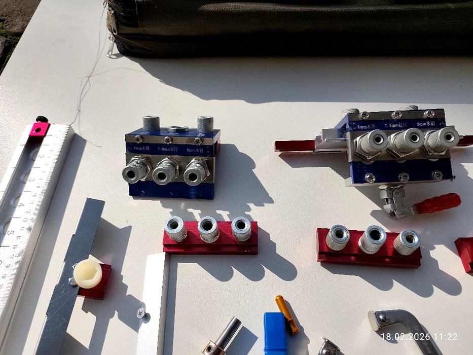 Набор кондукторов для сборки мебели