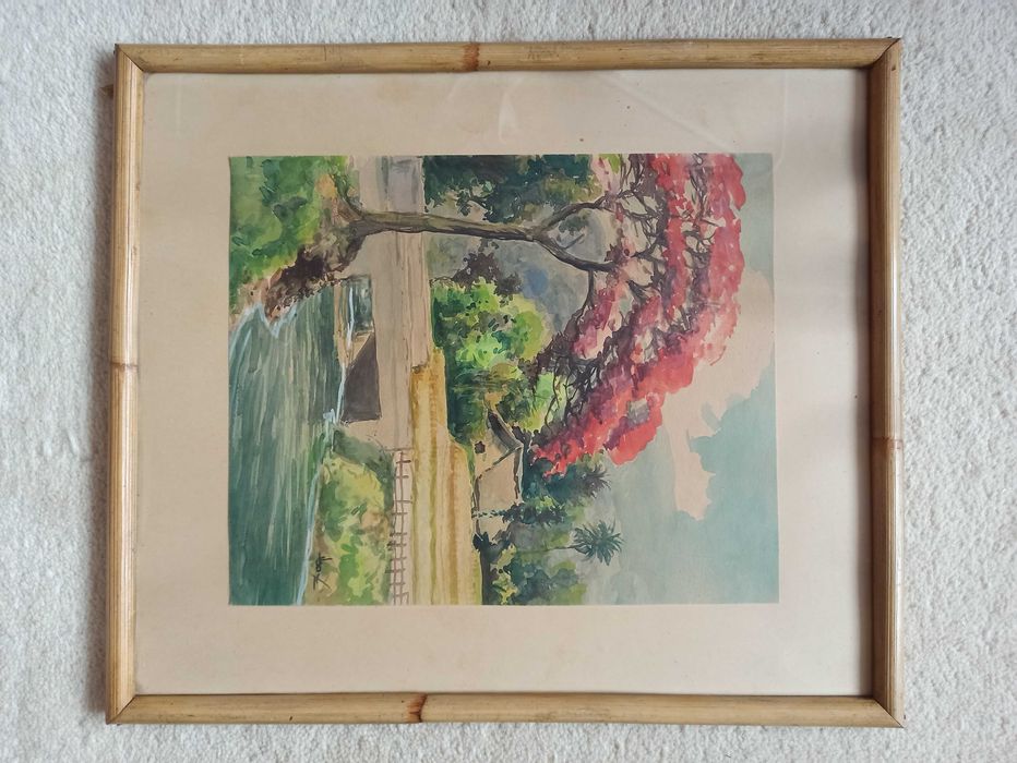 Два много красиви стари акварела