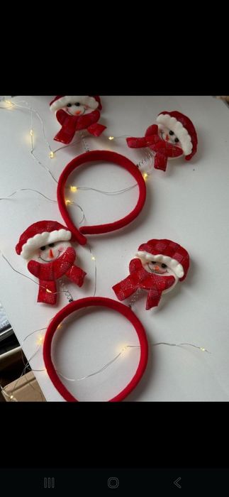 Новогодние ободки