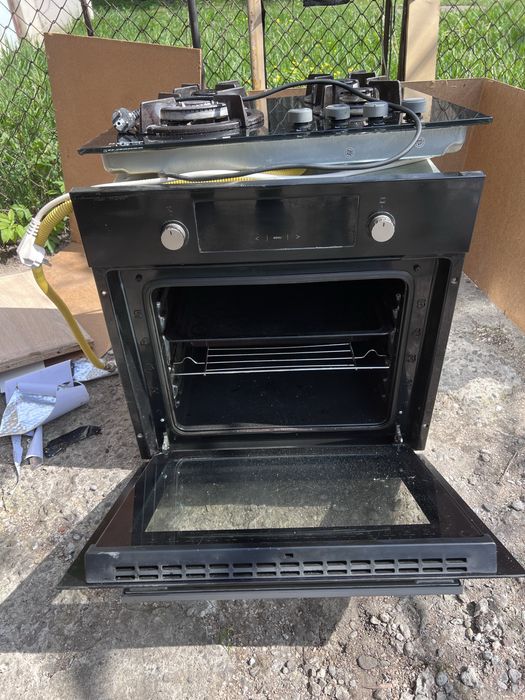 Vand plita pe gaz si cuptor electric