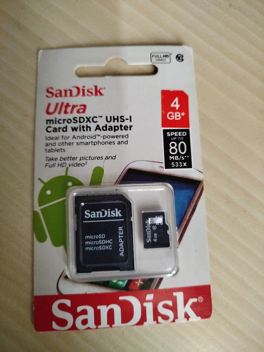 Карта памяти 4gb