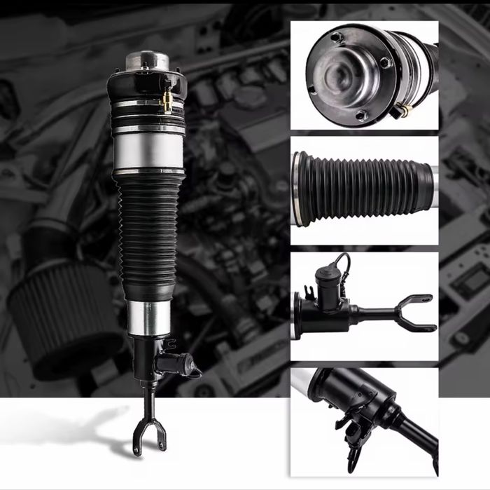 Perna+Telescop Fata Stanga-Dreapta Suspensie Pneumatica Telescoape Electrice Amortizor Perne Audi A6 C6 2.7 3.0 Diesel Allroad 2006-2011 4F0616040AA