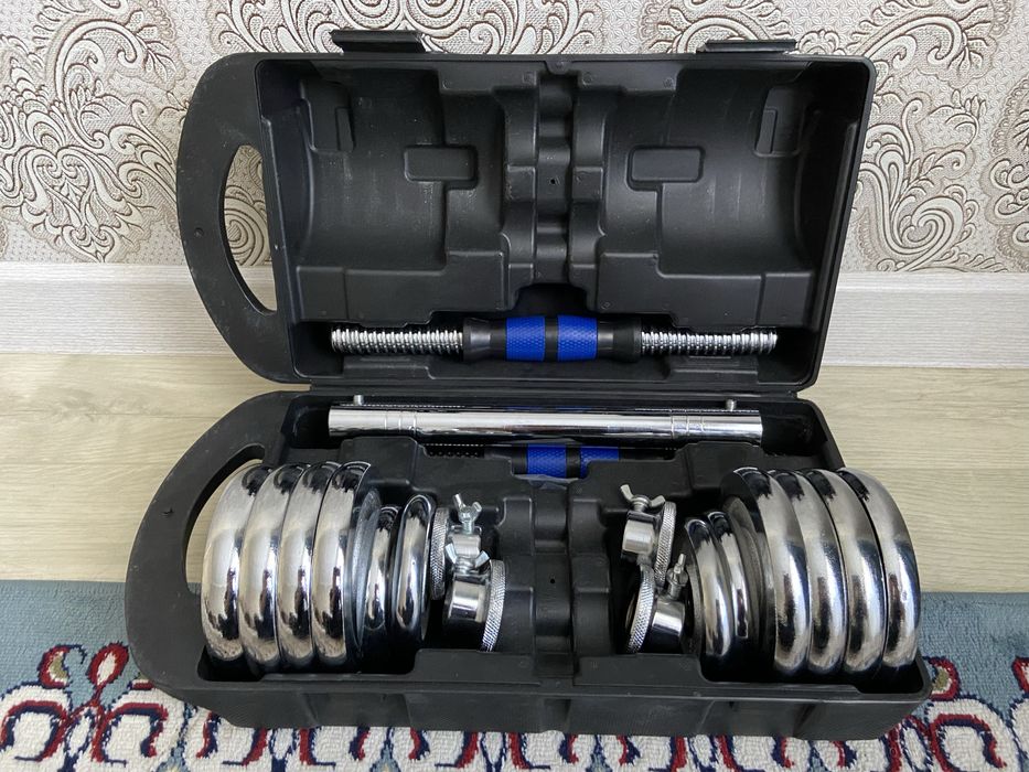 Продается Гантель разборная 15кг (почти новый)