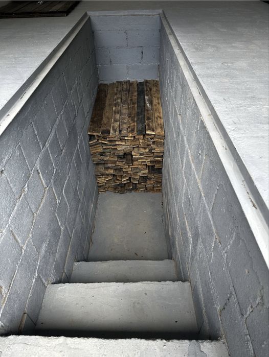 Доска обработанная обжигом