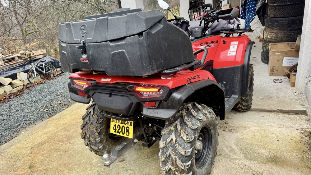 ATV CF Moto 520L 2024 inmatriculat ca NOU unic proprietar cu garantie
