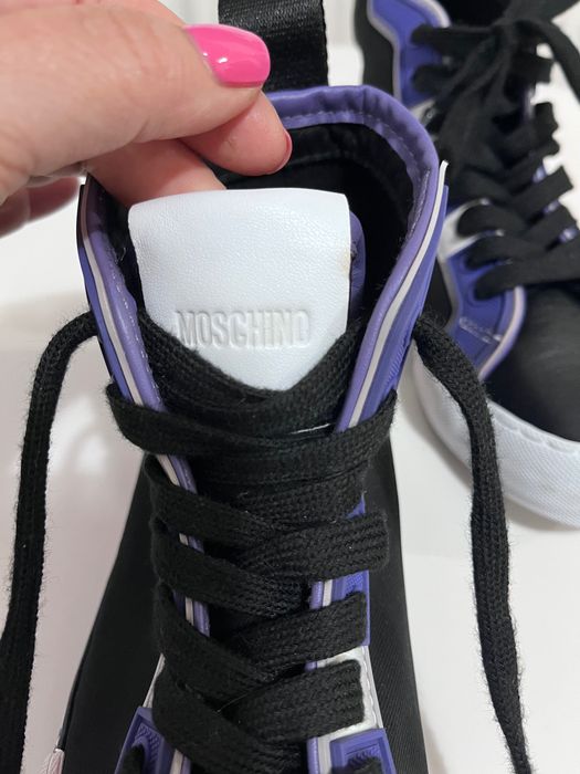 Pantofi sport noi - fete Moschino