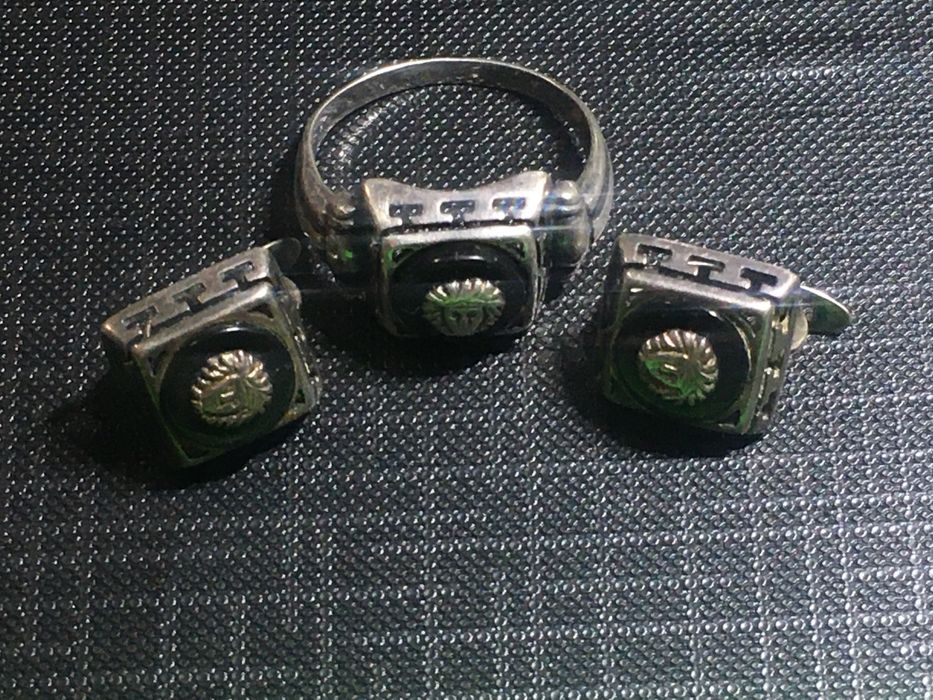 Серьги СССР серебро