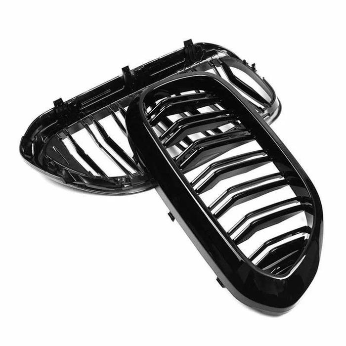 Решетки Бъбреци BMW БМВ 5 серия G30 G31 Двойни Черен Гланц