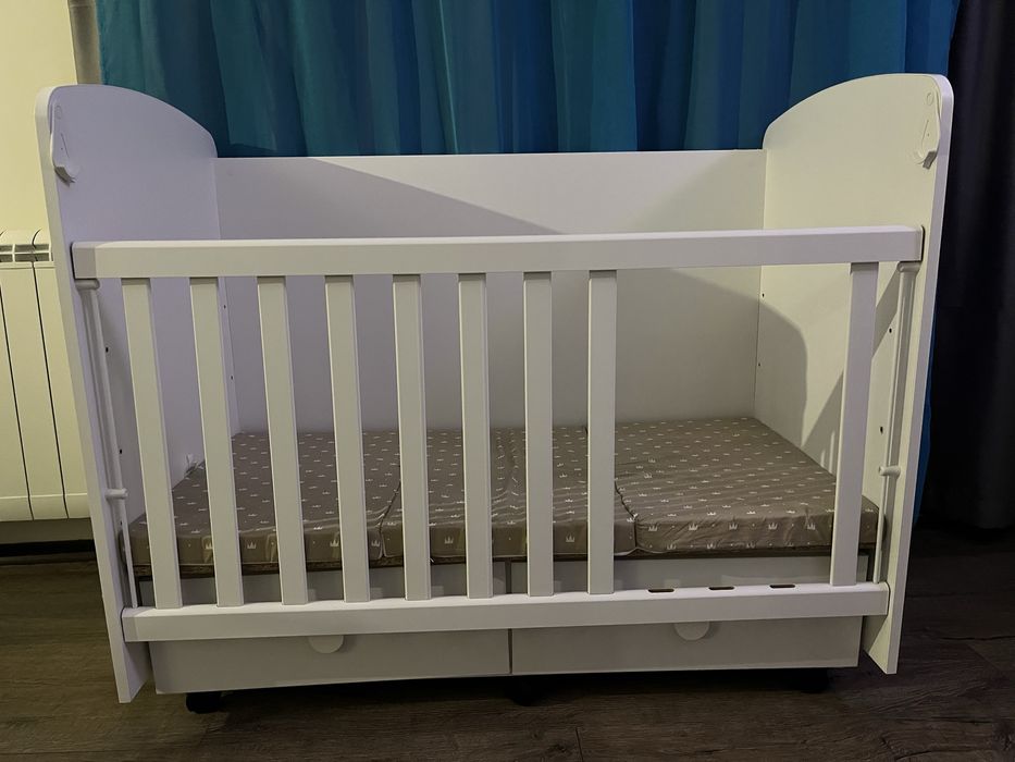 Дървена кошара nicolle baby + матрак