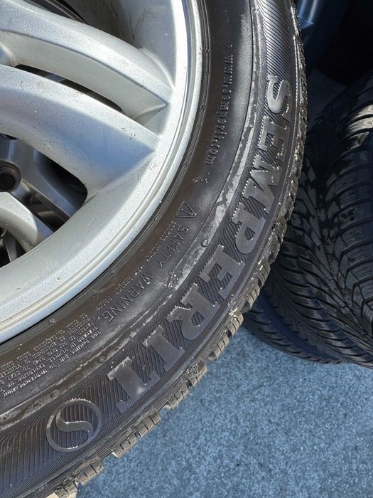 Set Jante Cu Anvelope Kia 5x114.3 Anvelope 205/60 R16 Semperit