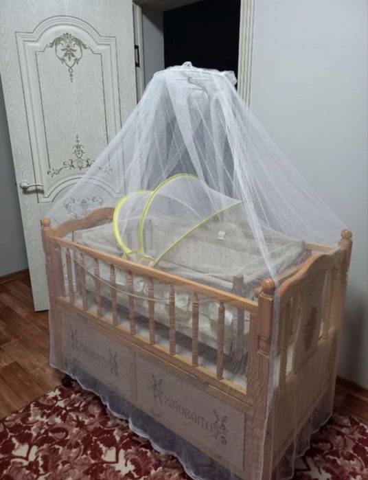 Детский манеж кроватик