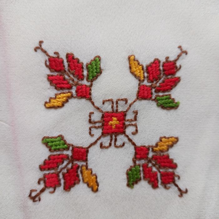 Продавам копринени, ръчно бродирани дамски кърпички.