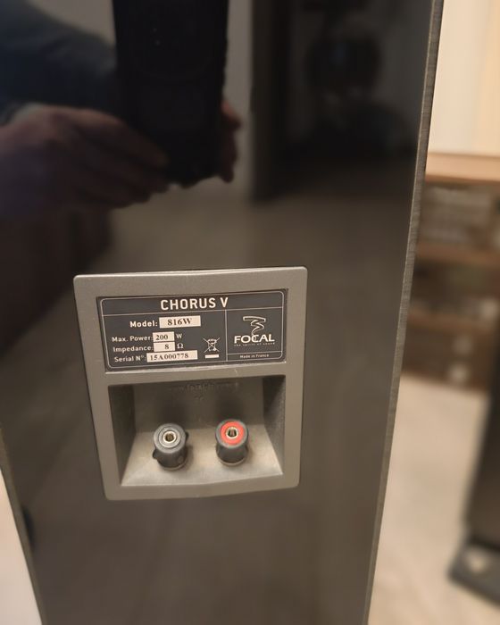 Boxe Focal chorus 816w...Quadral platinum m5