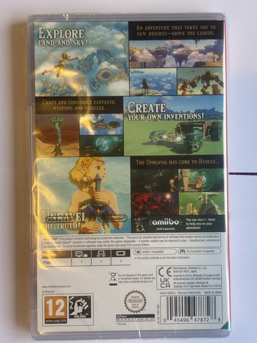 Zelda tears of the kingdom Nintendo switch