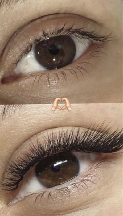 Наращивание ресниц 4000 тг