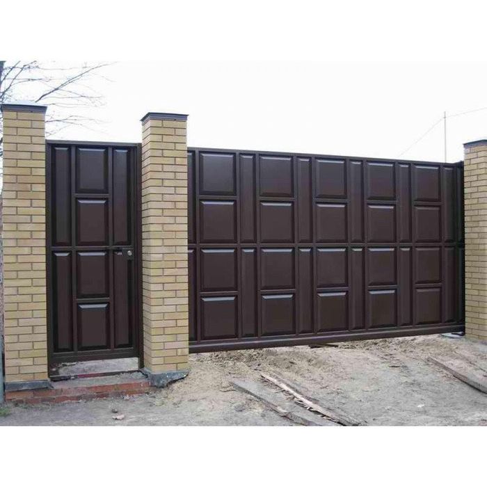 Откатные и раздвижные ворота в Алматы. Консольные ворота - Сварочные ...