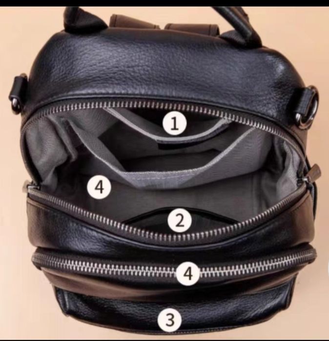 Кожаный женский РЮКЗАК.